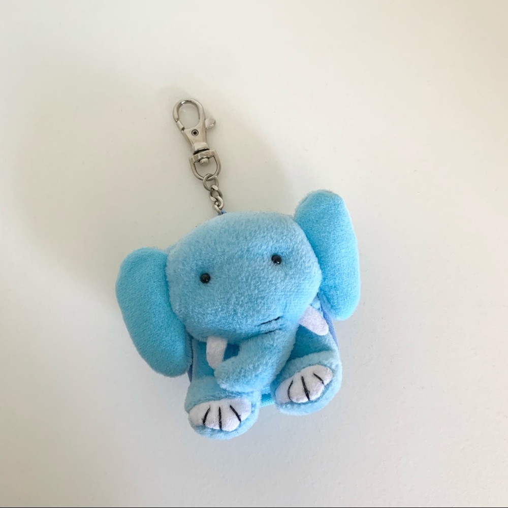 Y2k Elephant wallet charm